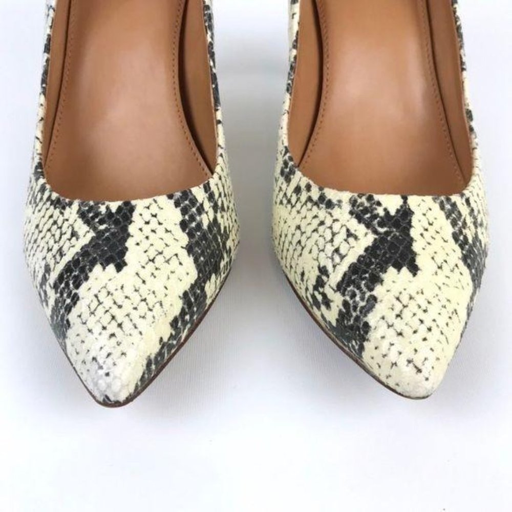 J. Crew Factory Isabelle Snake Printed Pumps - image 3